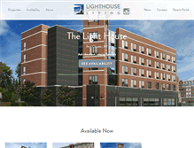Tablet Screenshot of lighthouseliving.com